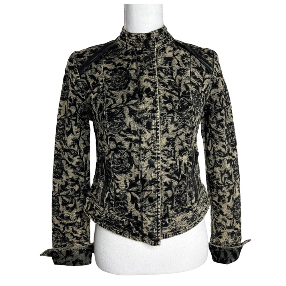Free People Follow the Flock Motorcycle Jacket Size 2